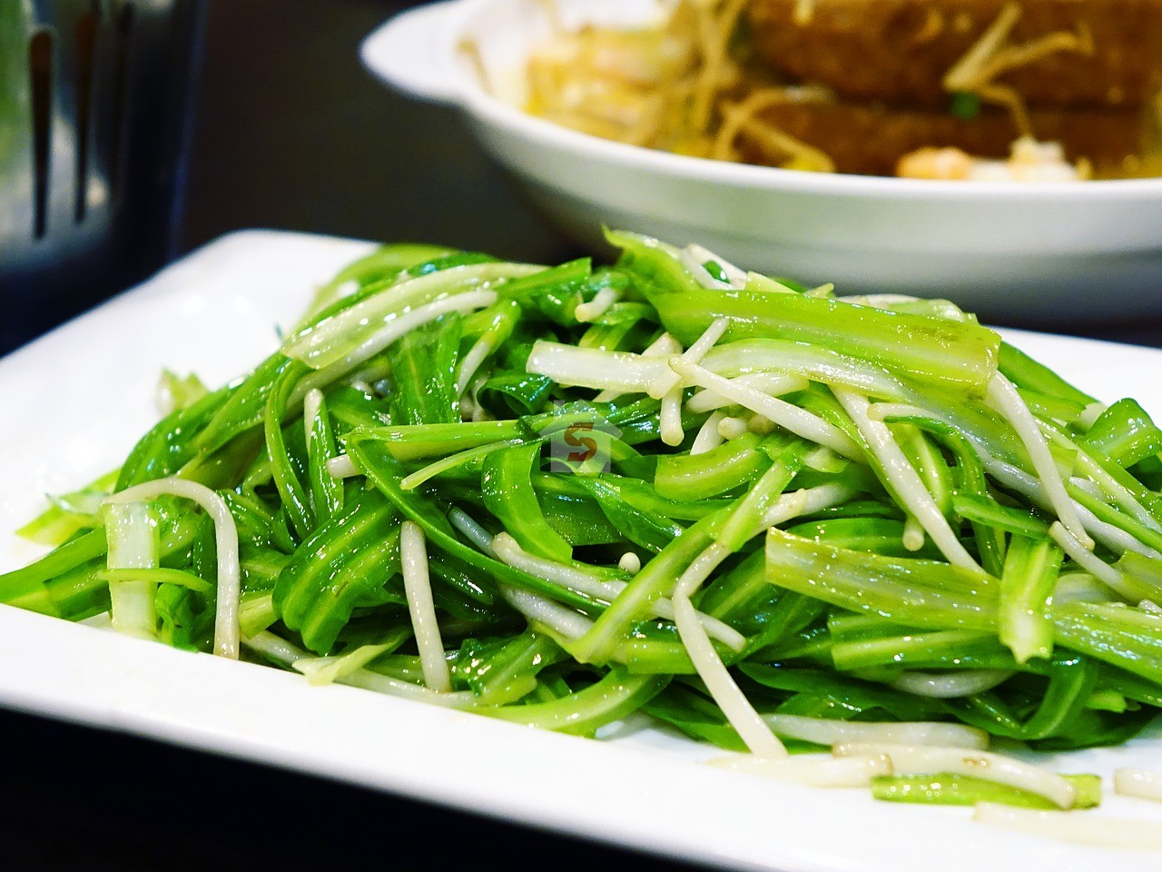 美味 。生活 ~ 小馆: 《 青龙菜炒虾仁 / Stir Fry Green Dragon Vegetables with Prawns